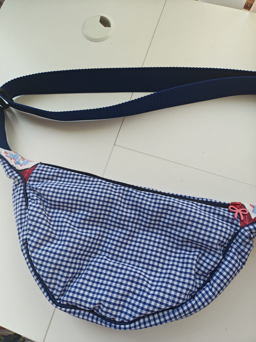 England Gingham Bag (Blue)