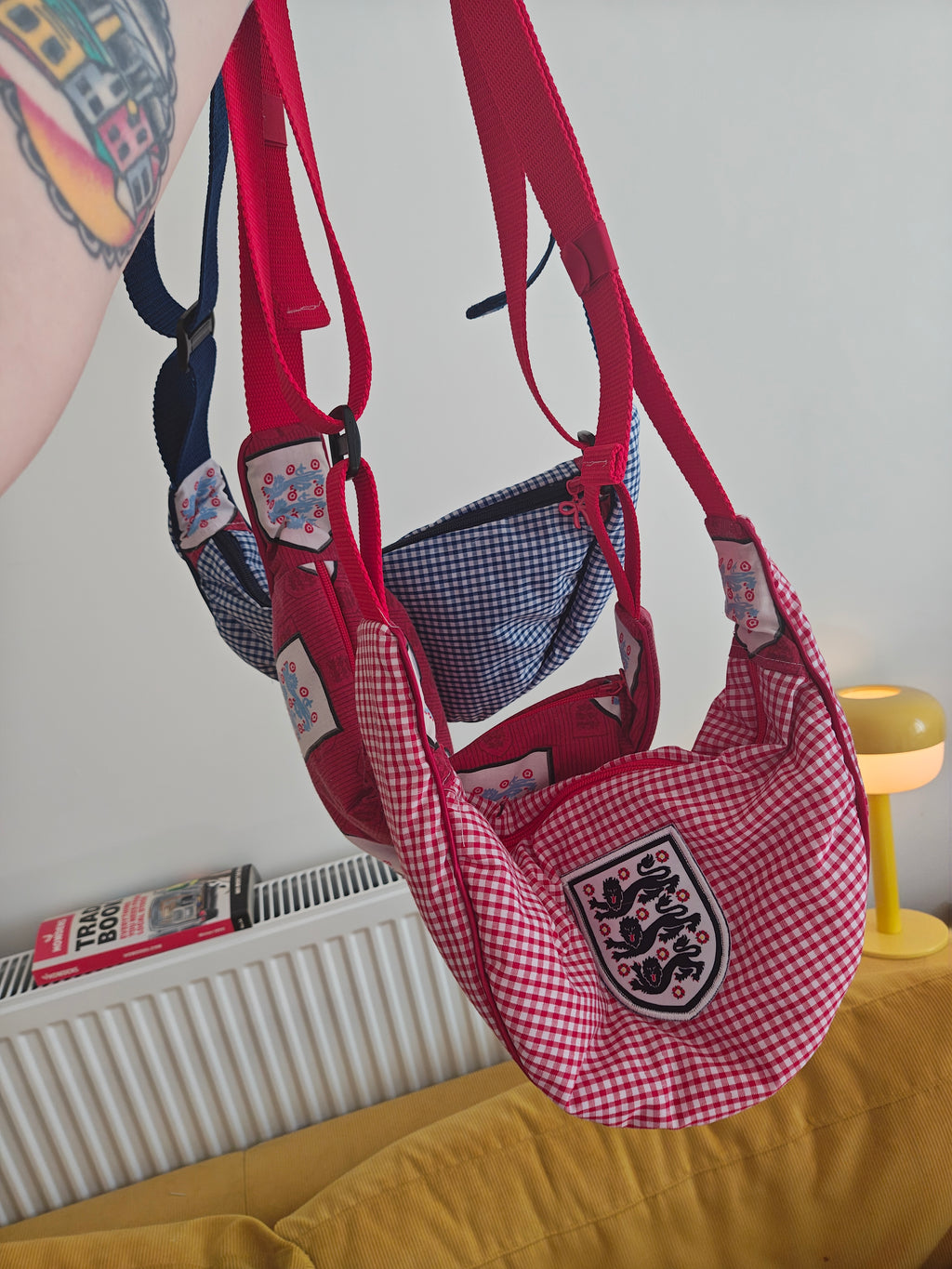 Gingham Badge Bag