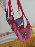 Gingham Badge Bag
