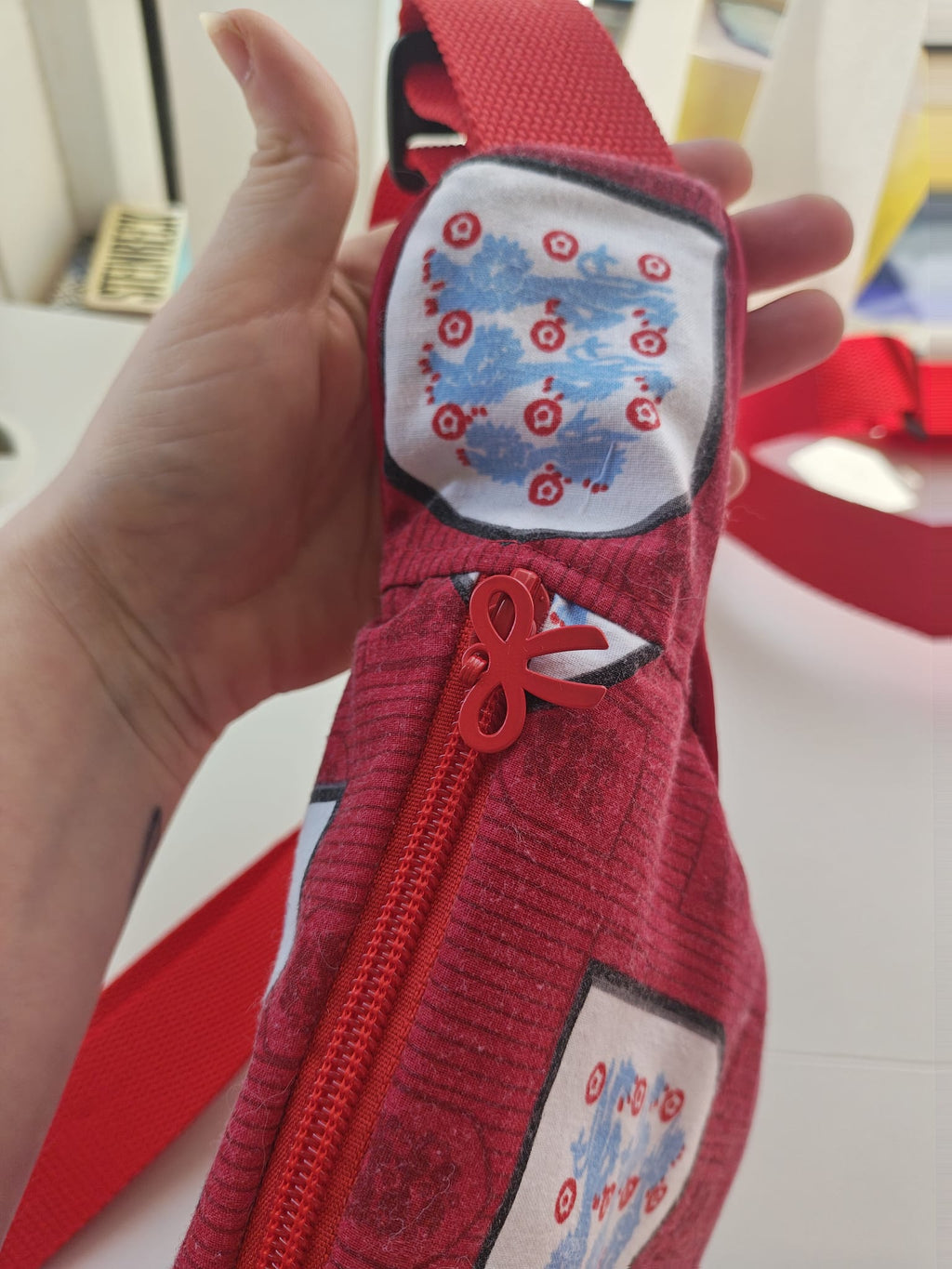 England Red Duvet bag