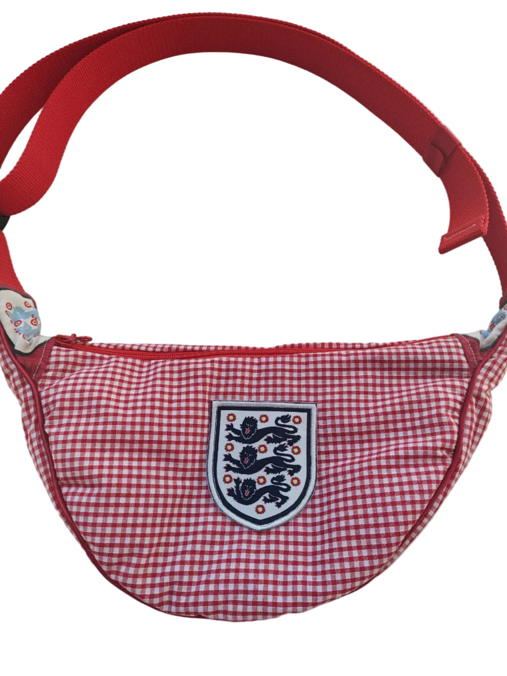 England Gingham Bag (Red)
