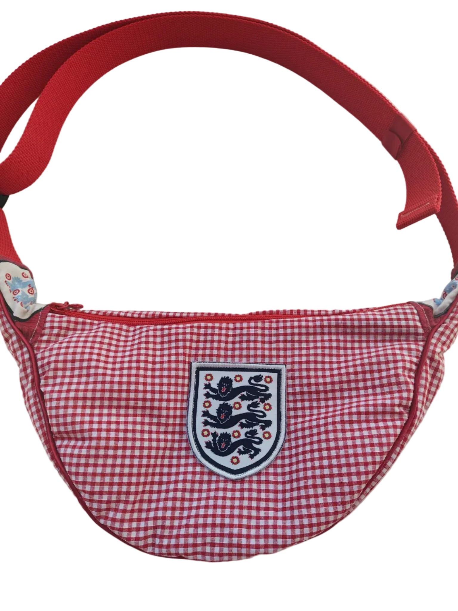 England Gingham Bag (Red)